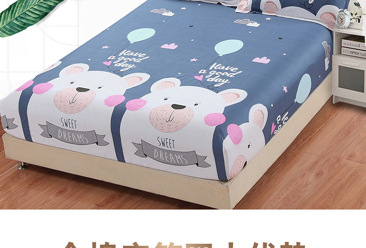 Tùy chỉnh giường bông, mảnh duy nhất 100% cotton 1.8 m Simmons bảo vệ bìa non-slip mỏng nâu pad giường bìa tùy chỉnh