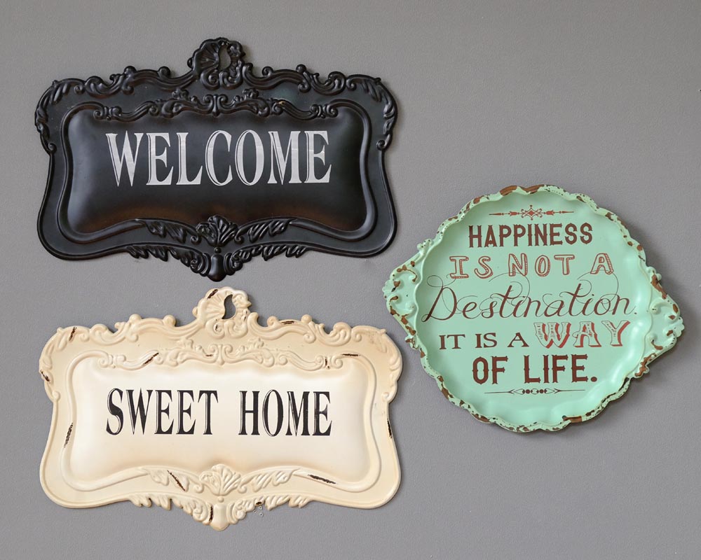 American retro nostalgic style wall decoration Iron English alphabet wall decoration Creative wall decoration hanging drawing