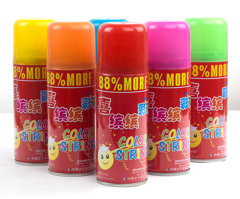 Wedding Celebration Items Wholesale Spray Color Wedding Props Color Ribbon Event Celebration Flying Snow Saint Duch Decoration Spray Snow