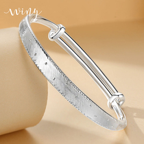 Winy9999 pure silver bracelet woman solid silver bracelet young fashion silver decorated with girlfriend mother silver ornament gift