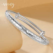 Winy999 pure silver bracelet woman Bathyme solid foot silver bracelet for mother with a silver bracelet official flagship store silver decoration