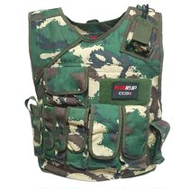 Great Wall protective camouflage multi-pocket combat vest Walkie-talkie soft anti-thorn protective vest