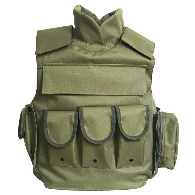 Great Wall protection PE secondary green neck Korean version vest multi-pocket tactical protective clothing
