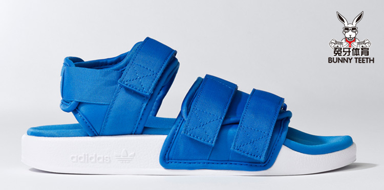 Adidas clover ADILETTE bãi biển Velcro dép thể thao S75380 S75381 S75382 dép quai hậu