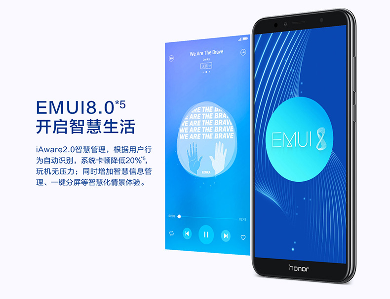 Huawei danh dự / vinh quang Chơi 7A toàn diện toàn màn hình điện thoại thông minh Netcom 32G cửa hàng flagship mới chính thức xác thực toàn màn hình cực quang màu xanh 3 + 32GB - Điện thoại di động đt xiaomi
