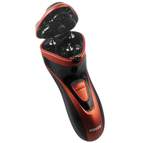 Povos/奔腾 Шейвер -засохлый нож Электрический мужской интеллектуальная зарядка, борода борода, бритья борода, бритья борода, борода бритья, Блестная борода Трехрайк, вода, водянистый PQ8106