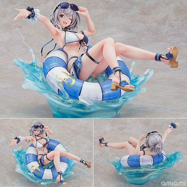 Gsc Hololive Silver Nuoel Swimsuit Reissue Figure Model Toy Merchandise