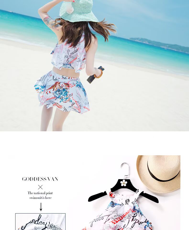 Cặp đôi áo tắm xuân nóng bỏng chia nhỏ ngực tụ tập bikini bikini hai mảnh gợi cảm bikini nữ 	đồ đi biển cặp đôi	