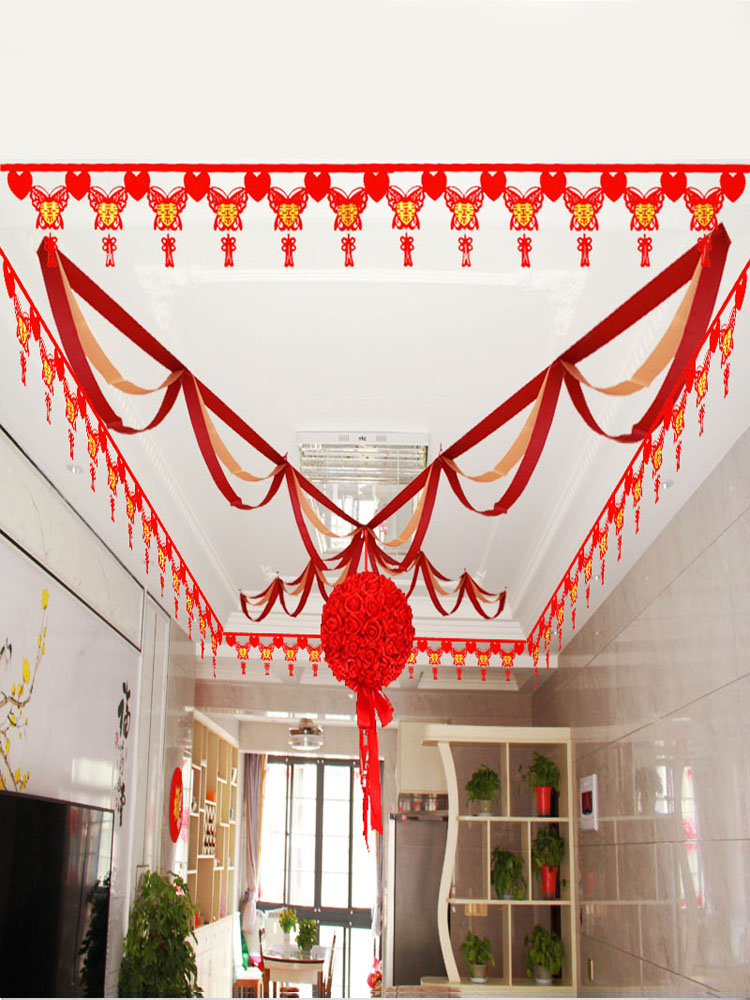 Wedding Wedding Celebration Supplies Great All-wedding House Decoration Suit Living-room Festive Lakflower Bedroom New House Wedding Scene Arrangement