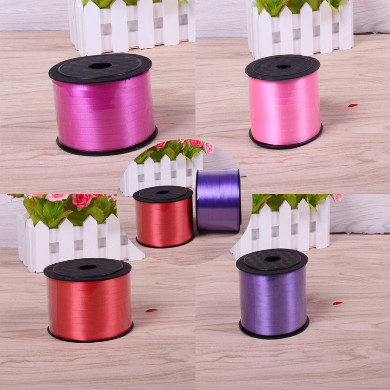 Wedding room decoration Balloon ribbon tie rope Flower material ribbon Pull flower bow Gift cable tie Balloon cable tie