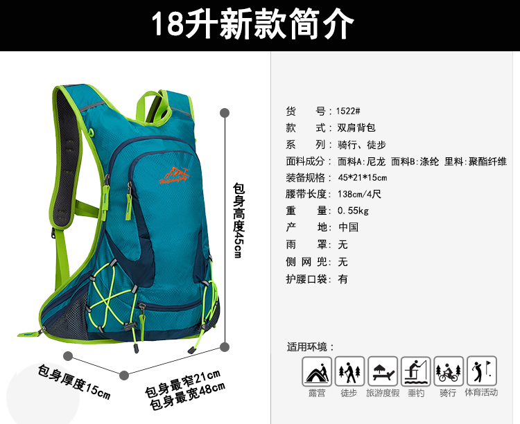 Sacoche pour vélo mixte - Ref 2223132 Image 7