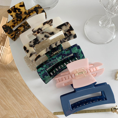 东大门ins质感大号发夹玳瑁发卡