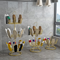 Iron Art Airing Rack Outdoor balcony Home Easy Slippers Storage Rack Floor Sunning shakers Hanging Airing Racks