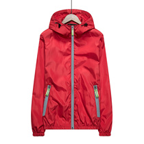 Mens and womens hooded windbreaks New couples coat trend handsome reflective plus size jacket sport jacket spring and autumn wear