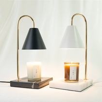  Korean marble log wax melting lamp Hot melt aromatherapy table lamp Fragrance melting candle heating lamp Marble wax heating lamp