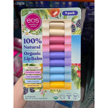Shanghai spot us direct purchase eos natural moisturizing fruit flavor lip balm ຂາຍດຽວ 4g