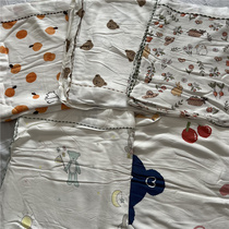 Soft and lightweight bamboo fiber double-layer blanket 150*200 simple cooling blanket air-conditioned multi-functional cooling blanket