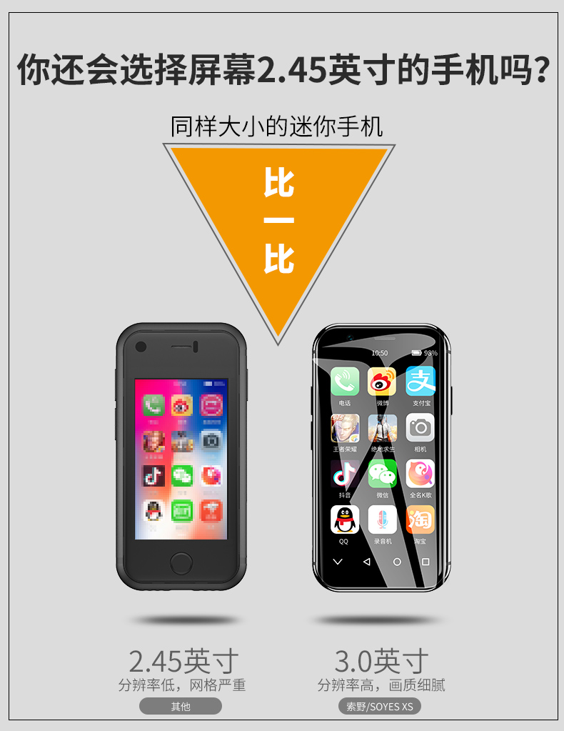 Cáp hoang dã XS toàn Netcom Face Unlock thẻ mỏng túi cá nhân trẻ em sinh viên nhỏ 4G điện thoại thông minh ít - Điện thoại di động dt xiaomi