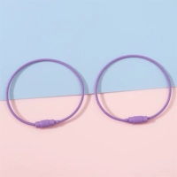 Сиреневая стальная проволка, баллончик с краской, брелок, 50mm, 1.5mm, 15см, 2 шт