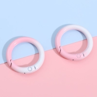 ❥Хит продаж, модель 4# розового цвета | Градиент аэрозольной краски из сплава, диаметр около 25 мм, 2 шт.