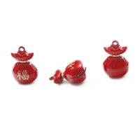 Медный высокий колокольчик, диаметр 18мм, 18mm, 26mm, 2mm, 1 шт