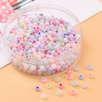 2# смешанная цветовая система | Стеклянные рисовые бусинки крем мабаи 4 мм диаметр около 1 мм 10 г/упаковка около 170 таблеток