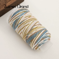 3# Юньхай Цзяоюй | Крашение сегмента звездного неба и золотая нить 24 нити, толщина 1,2мм, 1 рулон, около 80м/рулон