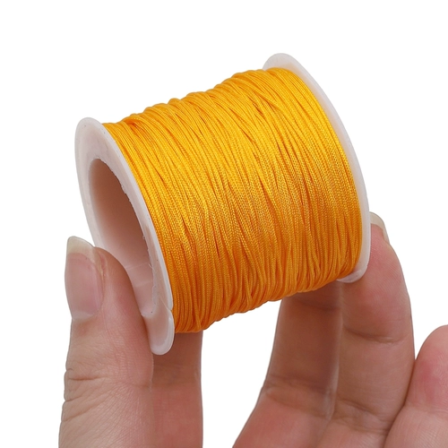 Плетеный браслет из красной нити ручной работы, ремешок с бусинами, мобильный телефон, набор материалов, 72 размер, DIY