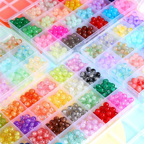 Подарочная коробка, бусины, браслет, ювелирный шарм, аксессуар, аксессуары, 28 ячеек