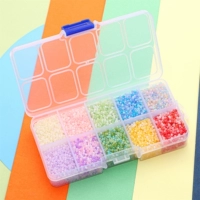 25#10 сетка | Рисовые бусины Cream Cloud Symphony 2 мм 10 г в сетке Около 6600 штук 1 комплект/упак.