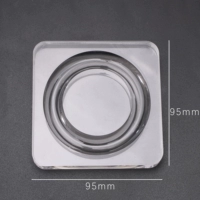 5 # маленькая квадратная модель | Акриловый реквизит для позирования, толщина около 13 мм, 95*95 мм, прозрачный цвет, 1 шт./упак.