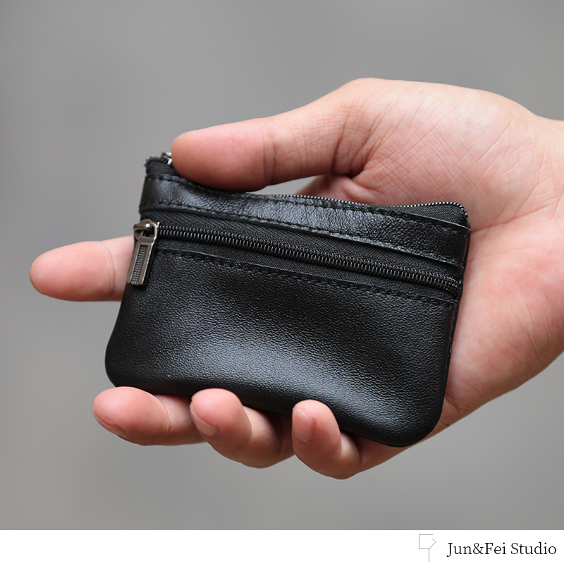 Xmyb Genuine Leather Mini Coin Purse, Simple and Portable, Ultra-Soft Sheepskin Small Wallet, Vintage Coin Pouch, Unisex Xmyb Genuine Leather Mini Coin Purse, Simple and Portable, Ultra-Soft Sheepskin Small Wallet, Vintage Coin Pouch, Unisex