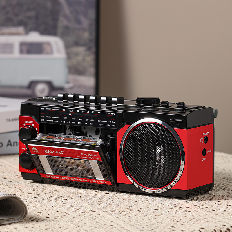 Classic Retro Drive Three-band Sound Recording outside Bluetooth card with Bluetooth card with camper portable nostalgic player-Taobao