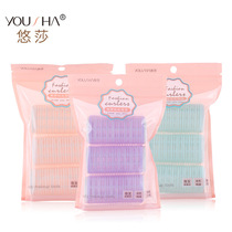 Eight-character air bangs curling barrel Internet celebrity artifact big wave inner buckle styling hair root fluffy clip hollow barrel