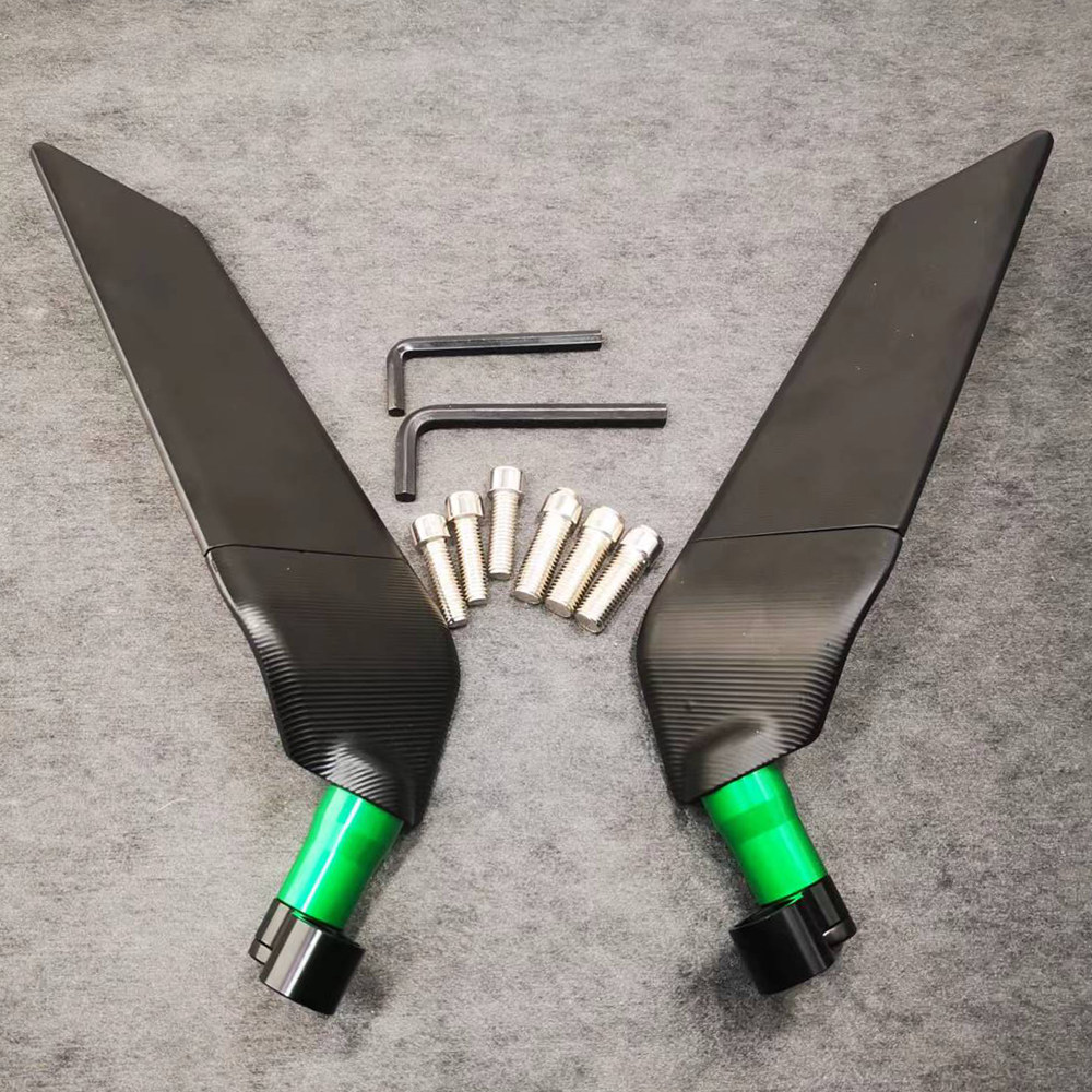 General Locomotive Aluminum Alloy Fixed Wind Wing Rear Mirror Suitable for Kawasaki Z1000 ER6N VERSYS Exotic Beast