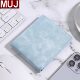 Printless MUJ wallet men's short ultra-thin personalized wallet 2025 new style college student young wallet card bag