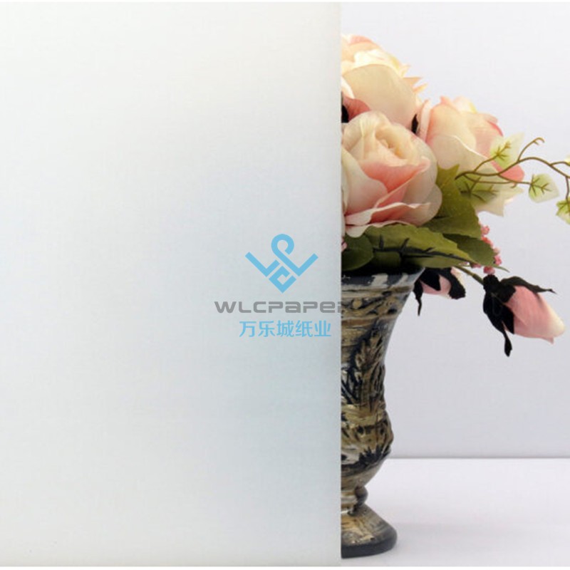 Thickened 90cm Width * 45 m Window Flower Patch Glass Film Frosted Paper Glass Adhesive Film Light Transmission Opaque 1 2 m