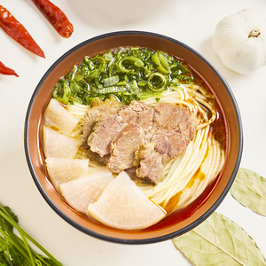 瓷面江湖陕派臊子面岐山陈醋方便速食拉面非油炸面食鲜煮面3袋装