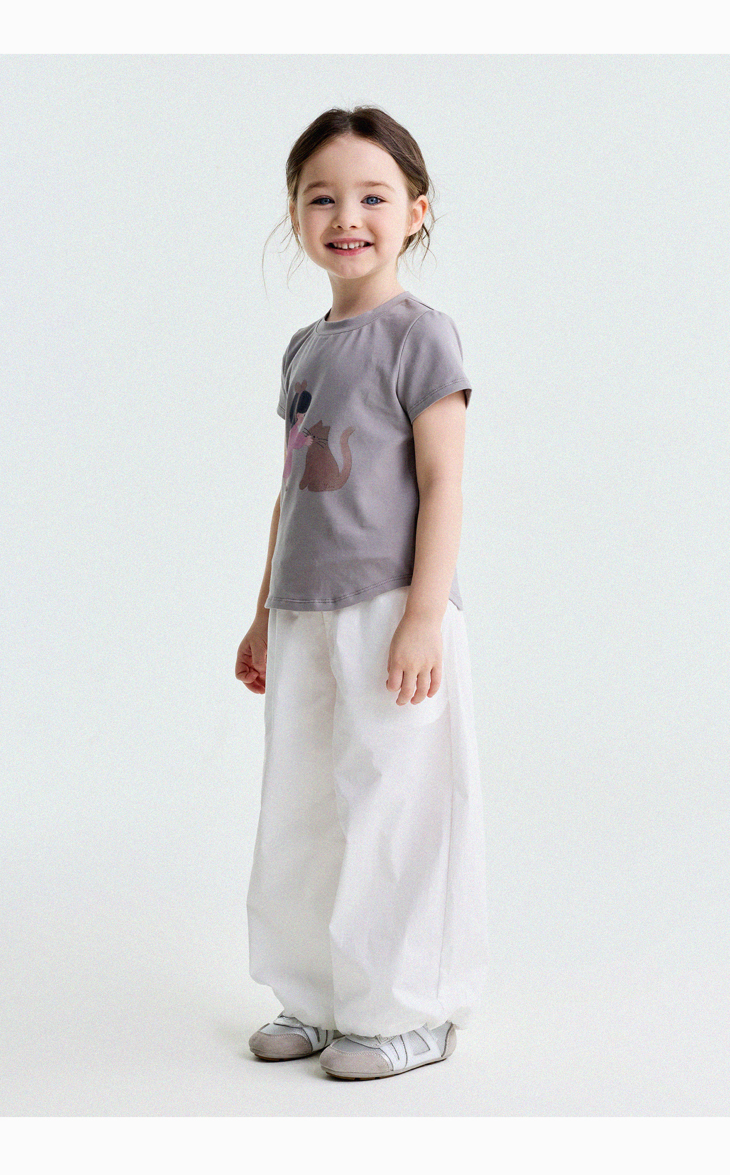 Yunerma Girls' Summer New Style 3D Ruffle Straight-Leg Pants Children's Thin Anti-Mosquito Pants Baby Casual Pants Trendy — 23