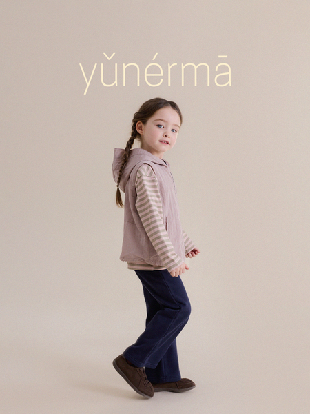 Baby Autumn Outdoor Hooded Vest Workwear Skirt Set Yunerma Girls' New Mountain-Style Cardigan Versatile Short Skirt — 2