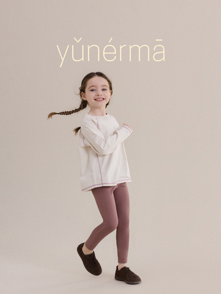 Yunerma Girls' Autumn Outdoor Quick-Dry High-Elastic Yoga Pants Baby Spring and Autumn Slim Leggings Children's Shark Pants — 5