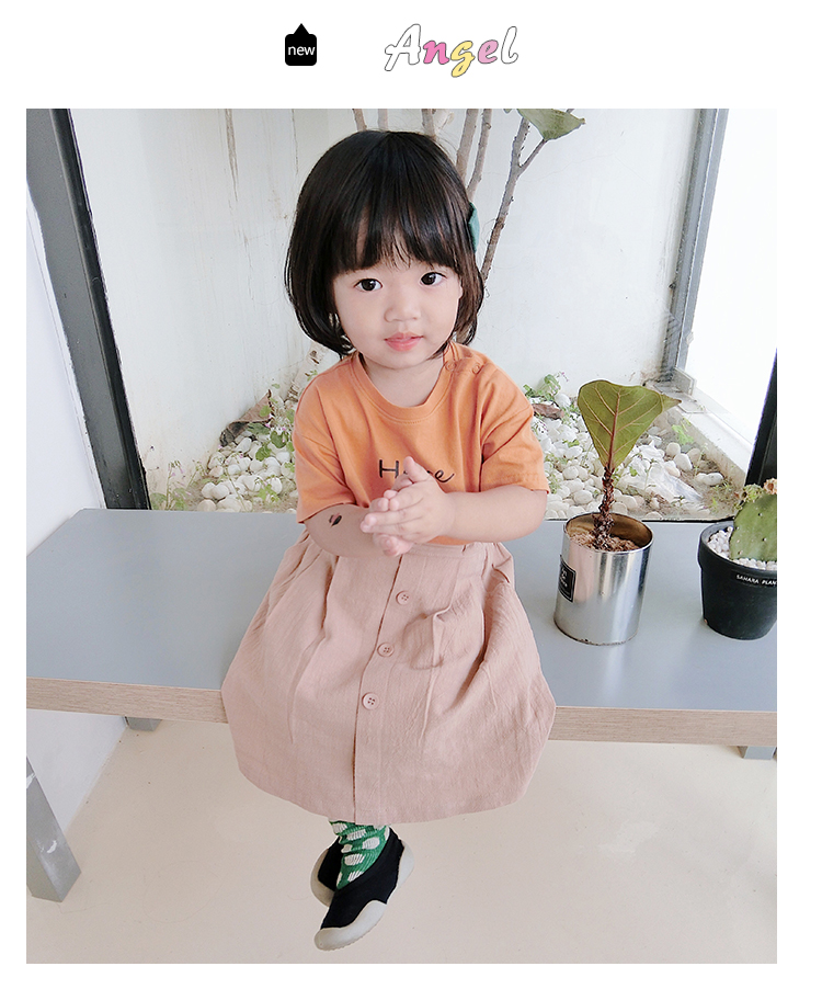 Váy bé gái Yuner váy cotton váy bé gái mùa hè Váy bé 2 bé công chúa 1-3 hè đầm công chúa elsa