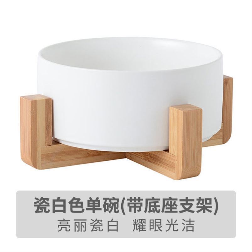 Cool color pet bowl cat bowl double bowl ceramic dog bowl cat food bowl dog bowl dog drinking water cat food bowl water bowl food bowl