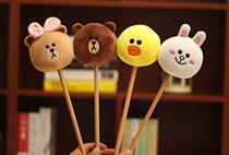 Brown Bear Thumping Back Stick Cartoon Plush Knock Back Stick Cute Knock Back Theorist Knock Back Hammer Meridians Knuckles And Punches Little Punches