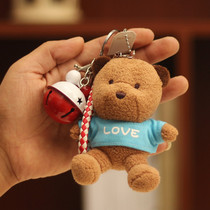 Teddy Bear Key Buckle Backpack Pendant Small Bear Diy Custom Logo Dolo Doll Print Name Birthday Graduation Gift