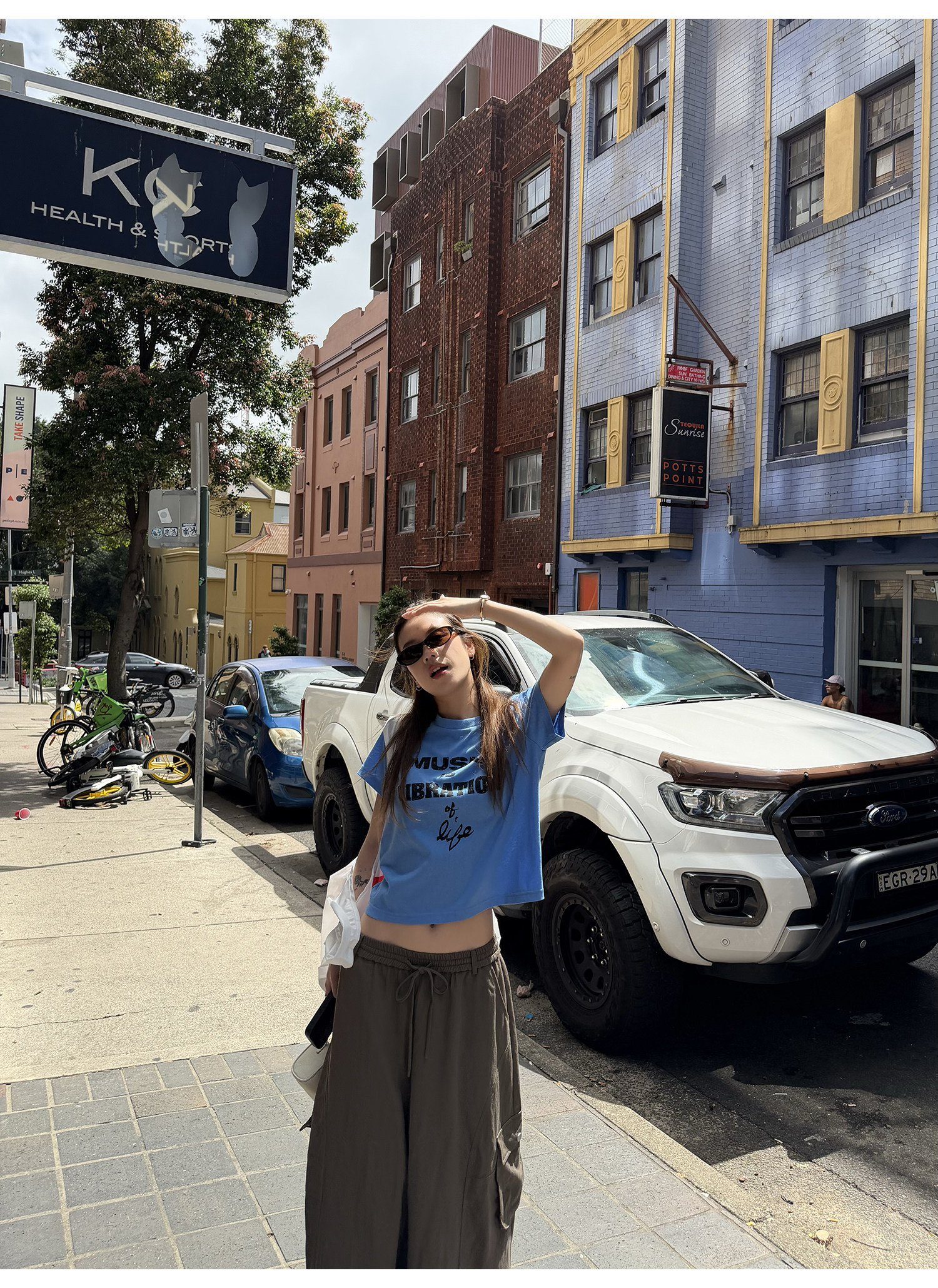 LelyMooch футболка с коротким рукавом из хлопково-льняной смеси с цифровой печатью и винтажным принтом букв