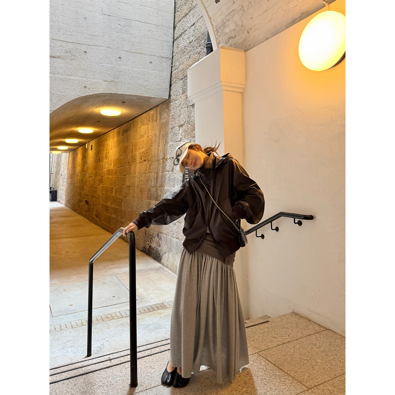 LelyMooch оригинальная дизайнерская юбка-миди с рифленой отделкой и подогнутым краем для женщин