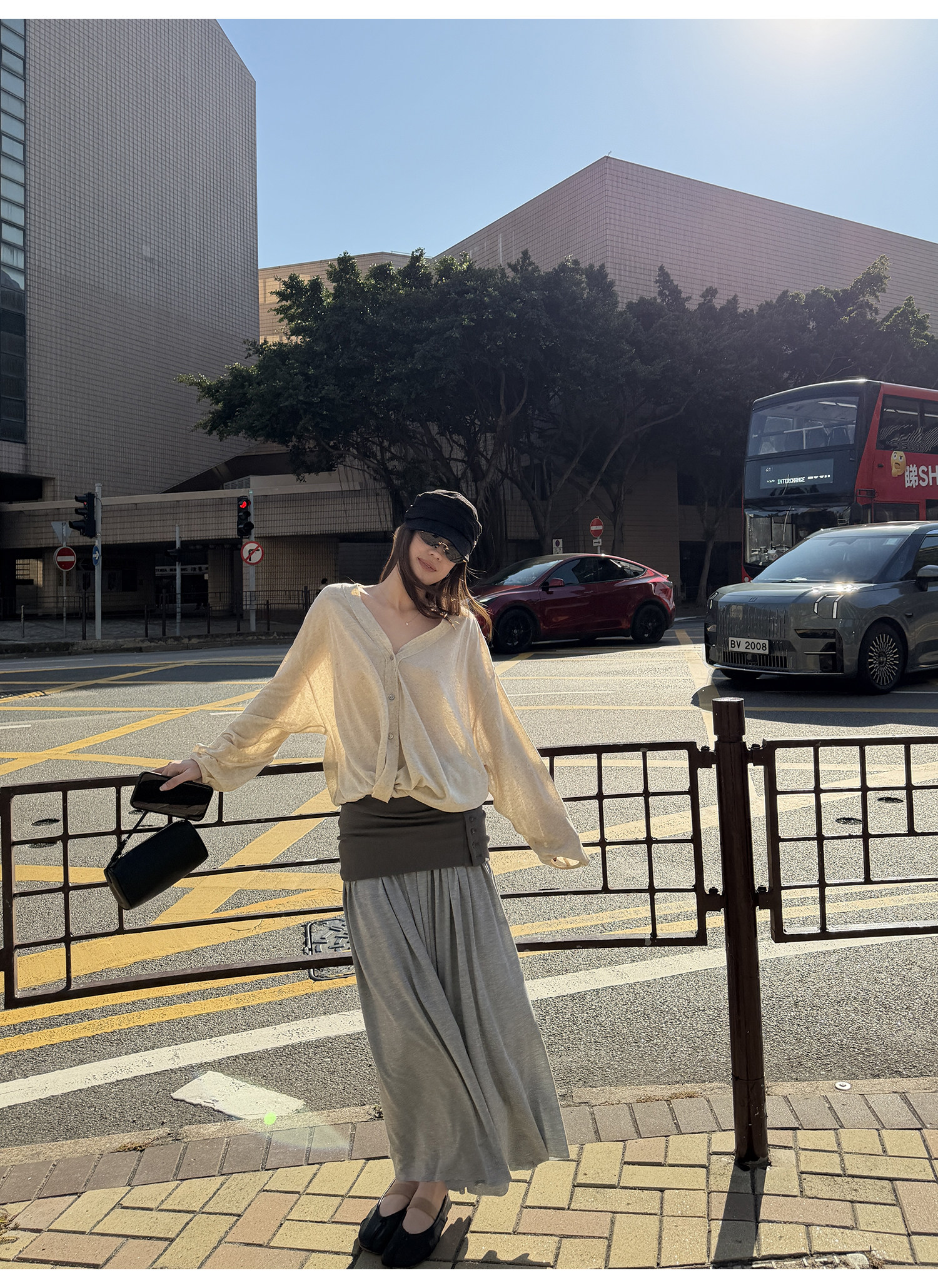 LelyMooch оригинальная дизайнерская юбка-миди с рифленой отделкой и подогнутым краем для женщин