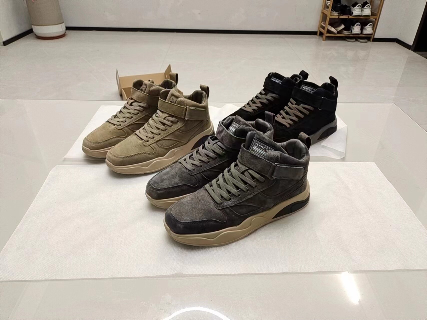 Full leather face high-quality men's trend casual shoes men's shoes-Taobao