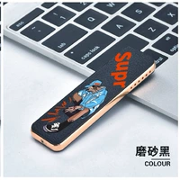 Черный цвет печати хип -хоп [изысканная упаковка]